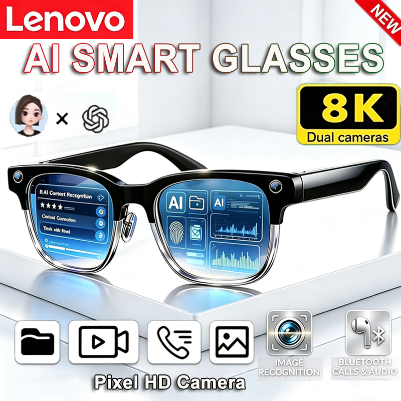 Smart Glasses Ar - Lenovo 8K HD AI Smart Glasses