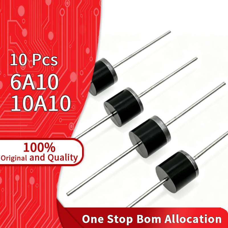 Electronics Gadgets And Accessories - 10Pcs 6A10 10A10 Rectifier Diode 1000V