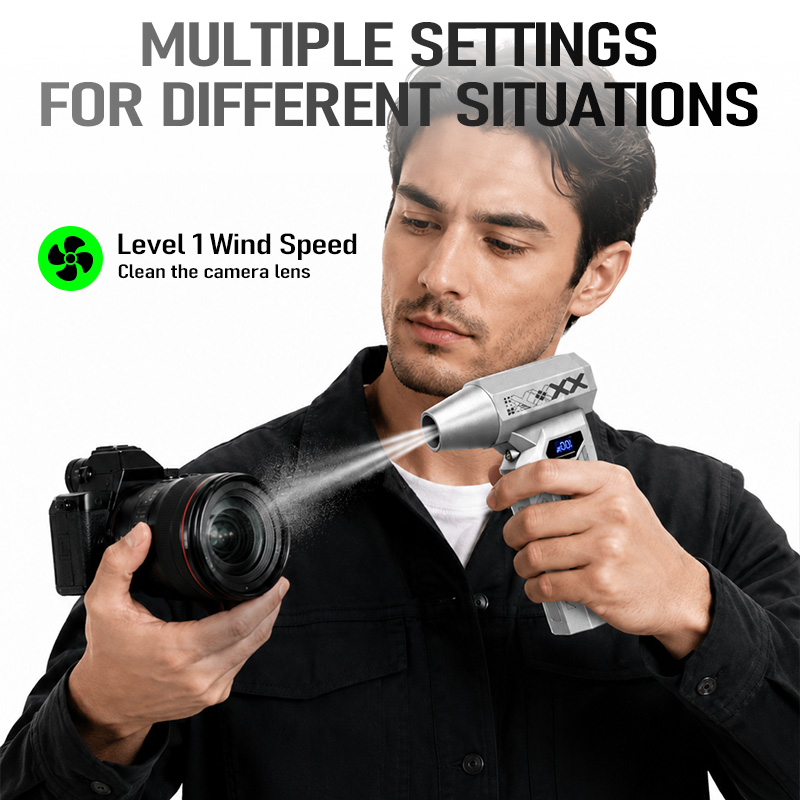Rechargeable Turbo Fan Portabl - Electronics Gadgets For Home recension och pris