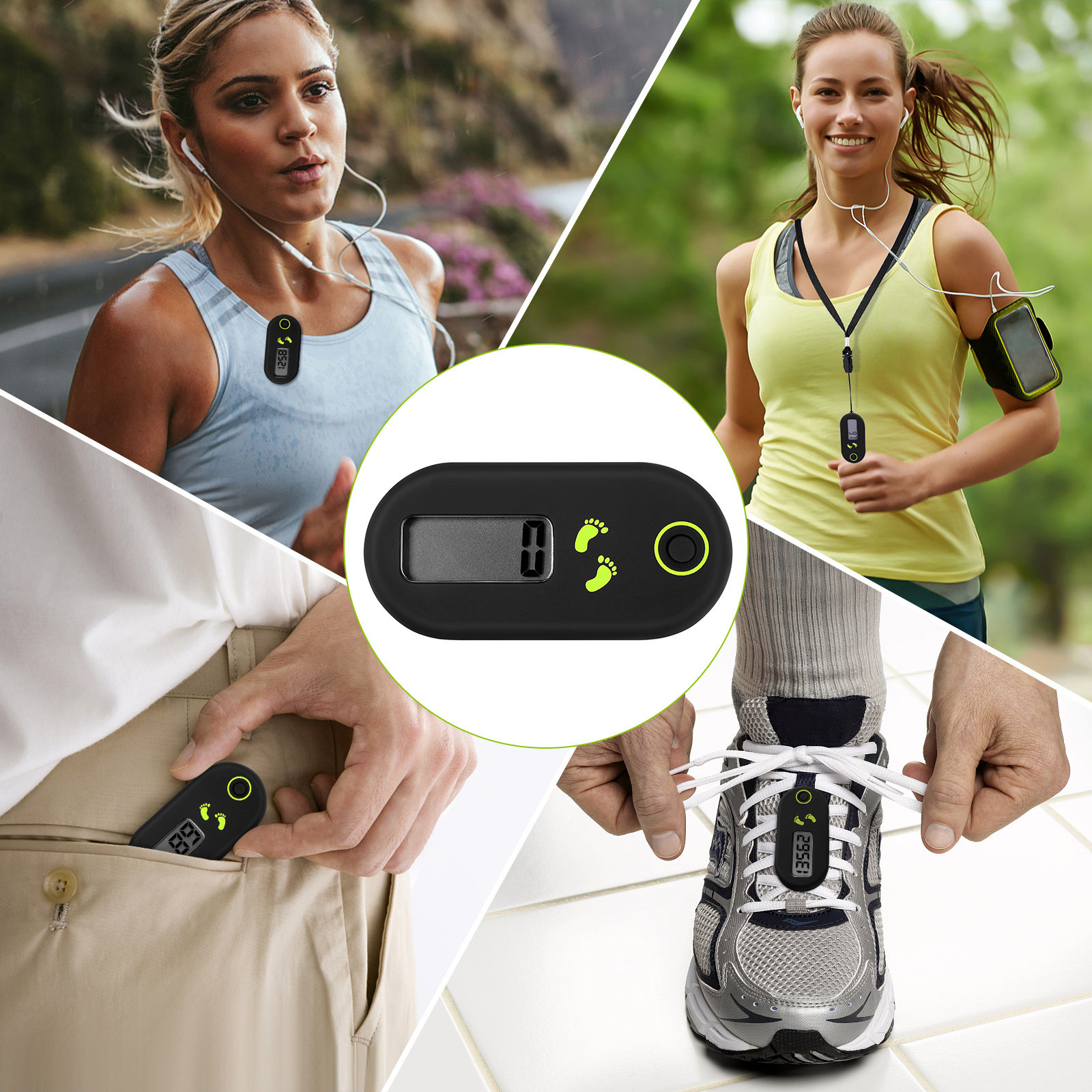Electronic Pedometer Portable  - Electronics Gadgets For Home recension och pris