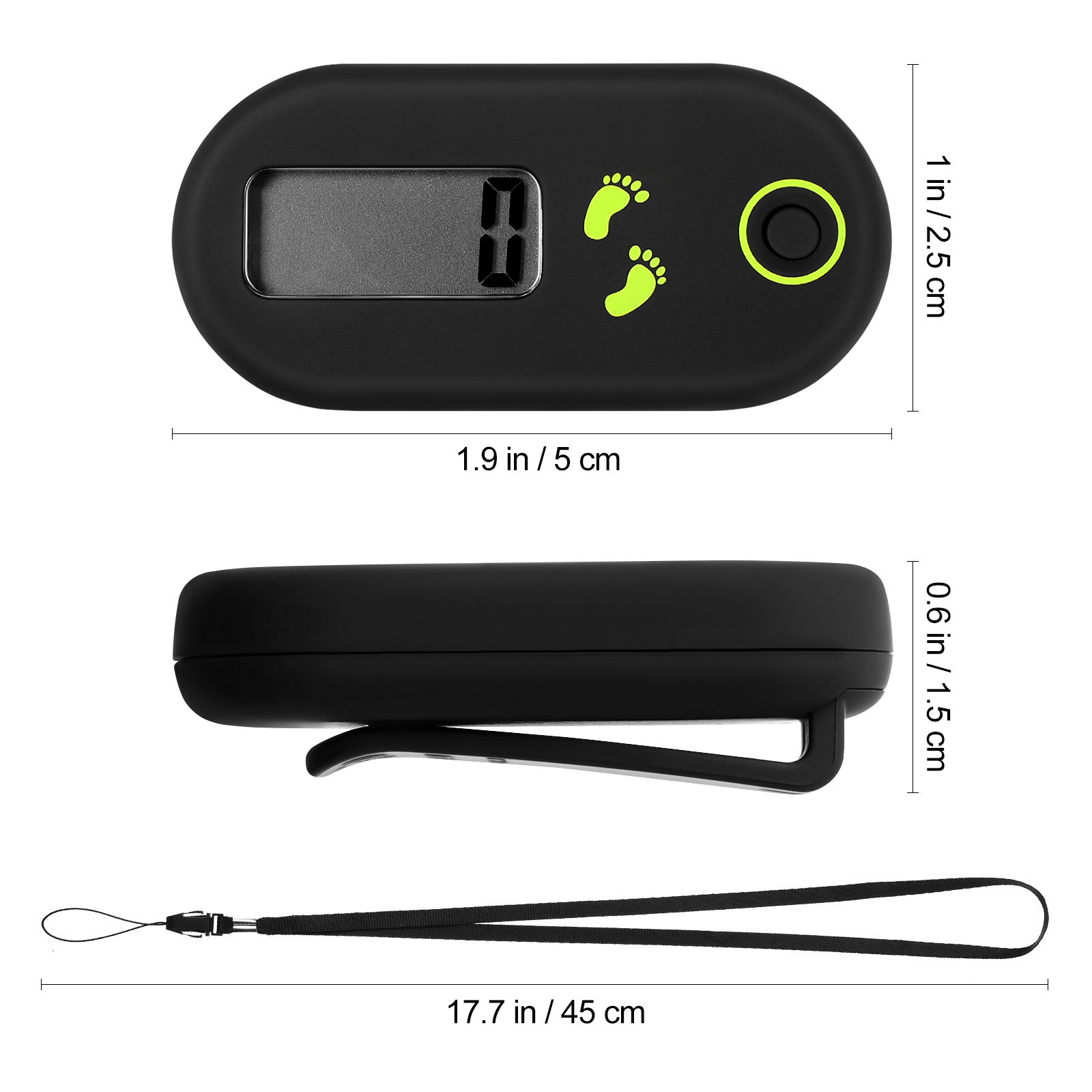 Electronic Pedometer Portable  - Electronics Gadgets For Home recension och pris