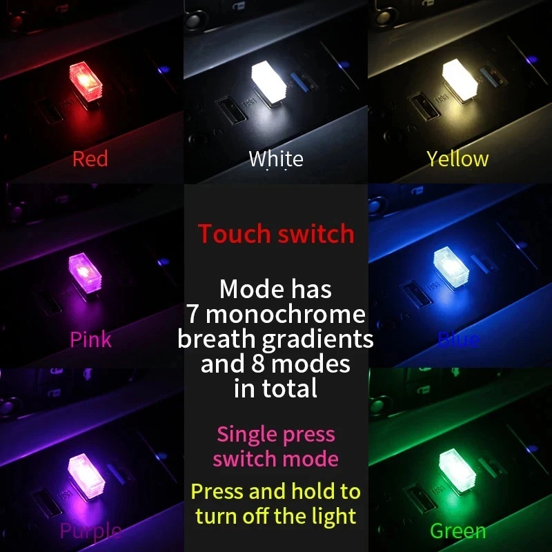 1/4pc Mini USB LED Car Light A - Electronics Gadgets And Accessories recension och pris