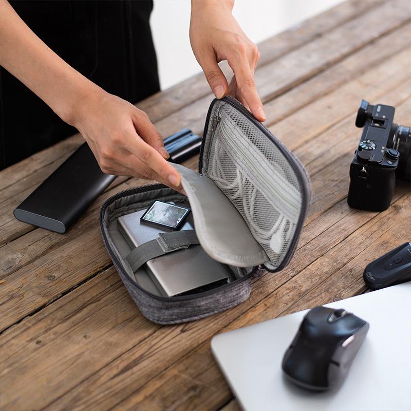 Double Layer Cable Storage Bag - Electronics Gadgets And Accessories recension och pris