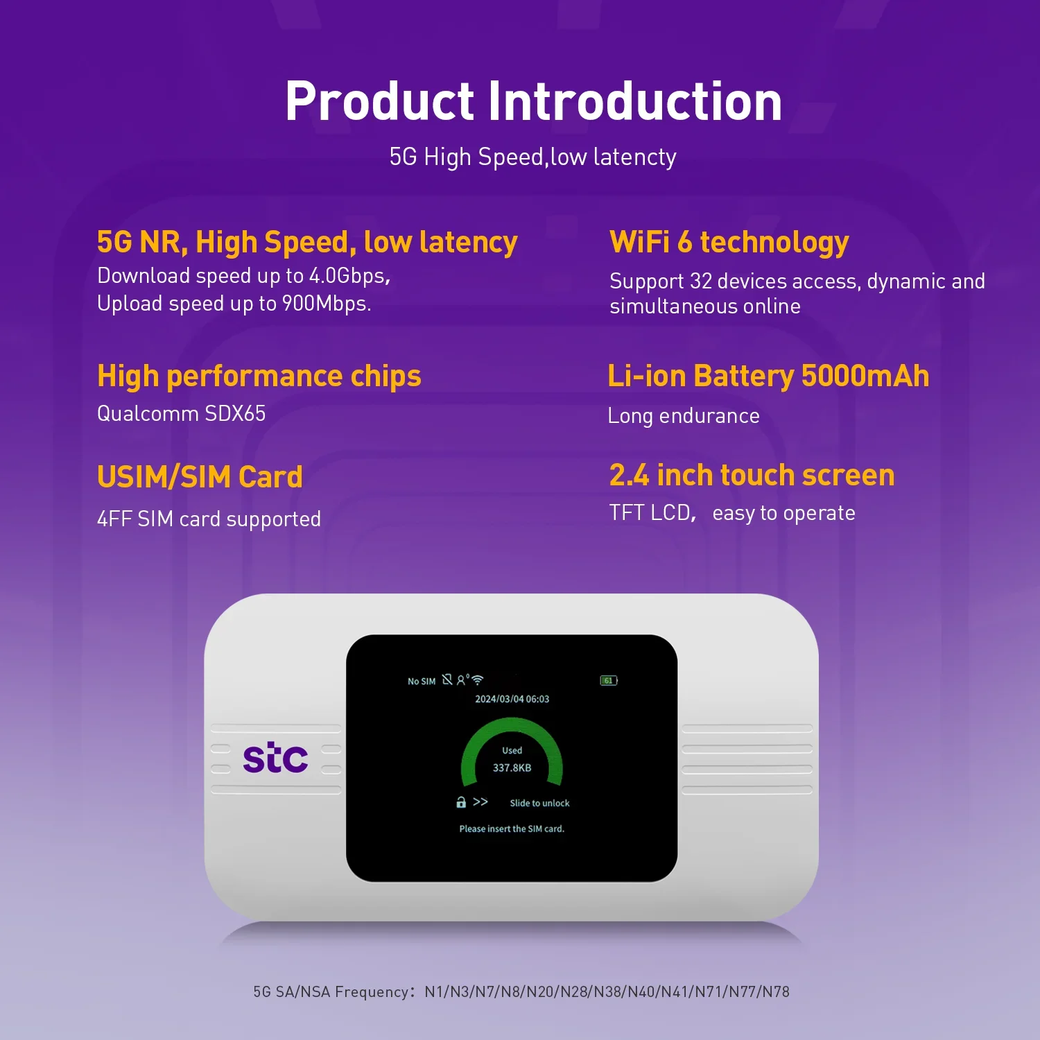 2025SUNCOMM Portable Pocket Mo - Portable Wifi Hotspot recension och pris