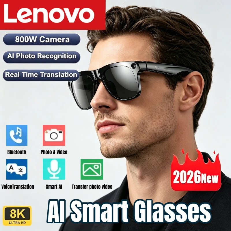 Lenovo AI Smart Glasses 8K HD  - Smart Glasses Ar recension och pris