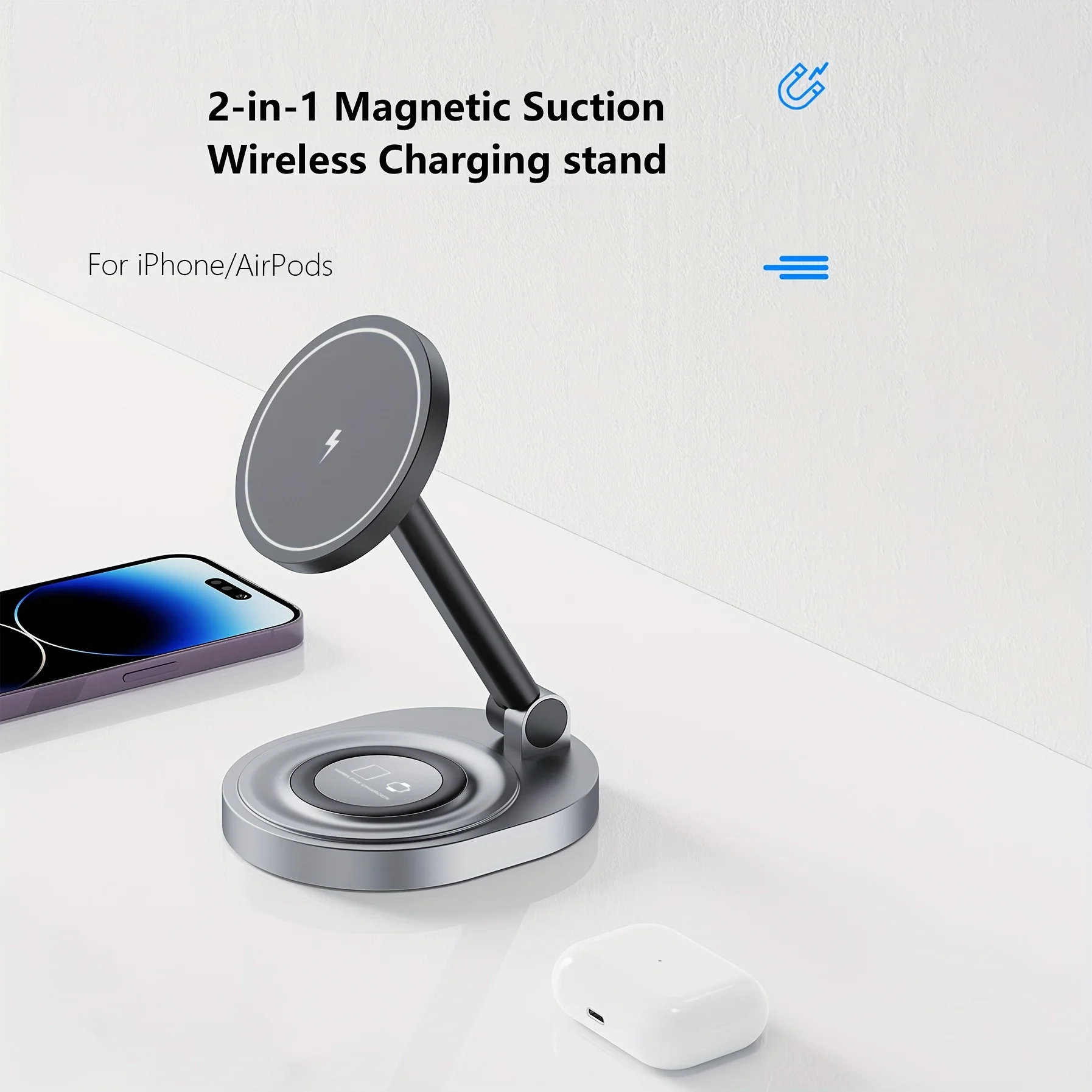 2 In 1 Magnetic Wireless Charg - Portable Wifi Hotspot recension och pris